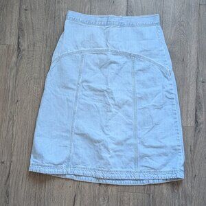 39💙 Old Navy High-Rise Denim Midi Skirt — Light Blue • Size 10 💙